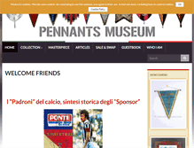 Tablet Screenshot of pennantsmuseum.com